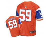 Men Nike Denver Broncos #59 Danny Trevathan Game Orange Jersey