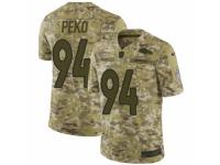 Men Nike Denver Broncos #94 Domata Peko Limited Camo 2018 Salute to Service NFL Jersey