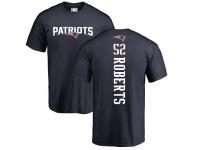 Men Nike Elandon Roberts Navy Blue Backer - NFL New England Patriots #52 T-Shirt
