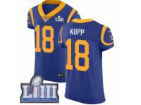 Men Nike Los Angeles Rams #18 Cooper Kupp Royal Blue Alternate Vapor Untouchable Elite Player Super Bowl LIII Bound NFL Jersey