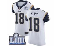 Men Nike Los Angeles Rams #18 Cooper Kupp White Vapor Untouchable Elite Player Super Bowl LIII Bound NFL Jersey