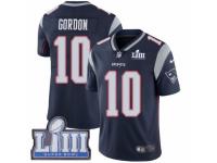 Men Nike New England Patriots #10 Josh Gordon Navy Blue Team Color Vapor Untouchable Limited Player Super Bowl LIII Bound NFL Jersey