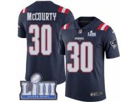 Men Nike New England Patriots #30 Jason McCourty Limited Navy Blue Rush Vapor Untouchable Super Bowl LIII Bound NFL Jersey