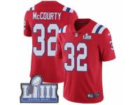 Men Nike New England Patriots #32 Devin McCourty Red Alternate Vapor Untouchable Limited Player Super Bowl LIII Bound NFL Jersey