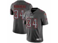 Men Nike New England Patriots #34 Rex Burkhead Gray Static Vapor Untouchable Game NFL Jersey