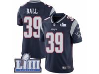 Men Nike New England Patriots #39 Montee Ball Navy Blue Team Color Vapor Untouchable Limited Player Super Bowl LIII Bound NFL Jersey