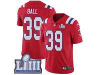 Men Nike New England Patriots #39 Montee Ball Red Alternate Vapor Untouchable Limited Player Super Bowl LIII Bound NFL Jersey