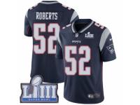 Men Nike New England Patriots #52 Elandon Roberts Navy Blue Team Color Vapor Untouchable Limited Player Super Bowl LIII Bound NFL Jersey