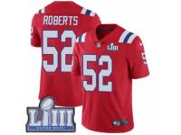 Men Nike New England Patriots #52 Elandon Roberts Red Alternate Vapor Untouchable Limited Player Super Bowl LIII Bound NFL Jersey