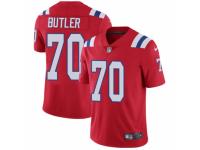 Men Nike New England Patriots #70 Adam Butler Red Alternate Vapor Untouchable Limited Player NFL Jersey