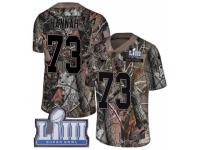 Men Nike New England Patriots #73 John Hannah Camo Rush Realtree Limited Super Bowl LIII Bound NFL Jersey