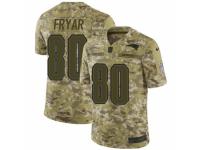 Men Nike New England Patriots #80 Irving Fryar Limited Camo 2018 Salute to Service NFL Jersey