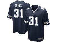 Men Nike NFL Dallas Cowboys #31 Byron Jones Home Navy Blue Game Jersey