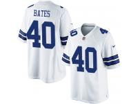 Men Nike NFL Dallas Cowboys #40 Bill Bates Road White Limited Jersey