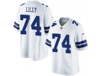 Men Nike NFL Dallas Cowboys #74 Bob Lilly Road White Limited Jersey