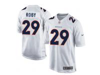 Men Nike NFL Denver Broncos #29 Bradley Roby Game White Jersey