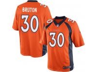 Men Nike NFL Denver Broncos #30 David Bruton Home Orange Limited Jersey