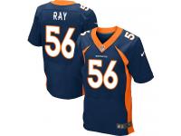 Men Nike NFL Denver Broncos #56 Shane Ray Authentic Elite Navy Blue Jersey