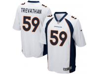 Men Nike NFL Denver Broncos #59 Danny Trevathan Road White Game Jersey