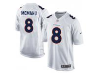 Men Nike NFL Denver Broncos #8 Brandon McManus Game White Jersey