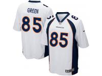 Men Nike NFL Denver Broncos #85 Virgil Green Road White Game Jersey