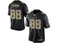 Men Nike NFL Denver Broncos #88 Demaryius Thomas Black Salute To Service Jersey