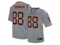 Men Nike NFL Denver Broncos #88 Demaryius Thomas Lights Out Grey Limited Jersey