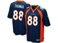 Men Nike NFL Denver Broncos #88 Demaryius Thomas Navy Blue Game Jersey