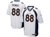 Men Nike NFL Denver Broncos #88 Demaryius Thomas Road White Game Jersey