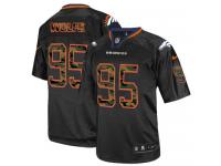 Men Nike NFL Denver Broncos #95 Derek Wolfe Black Camo Fashion Limited Jersey