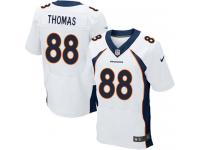 Men Nike NFL Denver Broncos Demaryius Thomas Authentic Elite Road White 88 New Jersey