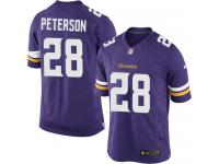 Men Nike NFL Minnesota Vikings #28 Adrian Peterson Home Purple Limited Jersey