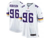 Men Nike NFL Minnesota Vikings #96 Brian Robison Road White Game Jersey