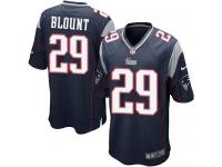 Men Nike NFL New England Patriots #29 LeGarrette Blount Home Navy Blue Game Jersey