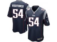 Men Nike NFL New England Patriots #54 Dont'a Hightower Donta Hightower Home Navy Blue Game Jersey