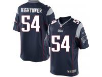 Men Nike NFL New England Patriots #54 Dont'a Hightower Donta Hightower Home Navy Blue Limited Jersey