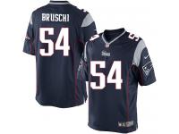 Men Nike NFL New England Patriots #54 Tedy Bruschi Home Navy Blue Limited Jersey