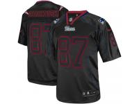 Men Nike NFL New England Patriots #87 Rob Gronkowski Lights Out Black Limited Jersey