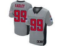 Men Nike NFL New England Patriots #99 Dominique Easley Grey Shadow Limited Jersey