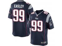 Men Nike NFL New England Patriots #99 Dominique Easley Home Navy Blue Limited Jersey