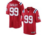 Men Nike NFL New England Patriots #99 Dominique Easley Red Limited Jersey