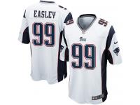 Men Nike NFL New England Patriots #99 Dominique Easley Road White Game Jersey