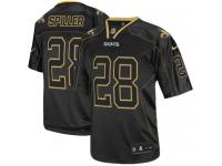 Men Nike NFL New Orleans Saints #28 C.J. Spiller Lights Out Black Limited Jersey