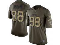 Men Nike NFL Nike Philadelphia Eagles Connor Barwin Green Salute To Service Limited Jersey