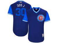 Men's Chicago Cubs Jon Jay 305 J Majestic Royal 2017 Players Weekend Jersey