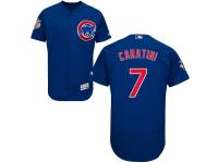 Men's Chicago Cubs Majestic Alternate Royal Flex Base Authentic Collection #7 Victor Caratini Jersey