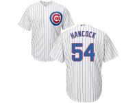 Men's Chicago Cubs Majestic White-Royal Cool Base #54 Justin Hancock Jersey