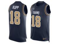 Men's Cooper Kupp #18 Nike Navy Blue Jersey - NFL Los Angeles Rams Player Name & Number Tank Top