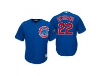 Men's Cubs 2018 Postseason Alternate Royal Jason Heyward Cool Base Jersey