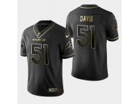 Men's Denver Broncos #51 Todd Davis Golden Edition Vapor Untouchable Limited Jersey - Black